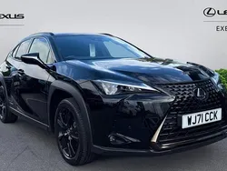 Velvet black Used 2021 Lexus UX Sport Line SUV | £21,490 (Fair price)