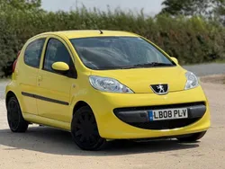 Yellow Used 2008 Peugeot 107 Hatchback | £2,199 (Fair price)
