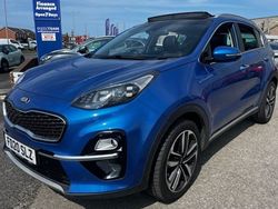 Blue Used 2020 Kia Sportage 4 SUV | £16,695 (Fair price)