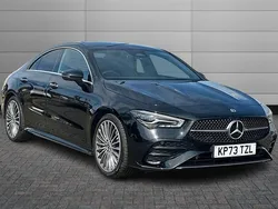 Cosmos black Used 2023 Mercedes CLA200 AMG Line Premium Sedan | £27,995 (Fair price)