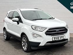 White Used 2018 Ford Ecosport Titanium SUV | £8,399 (Fair price)