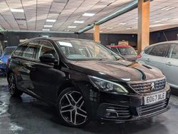 Black Used 2017 Peugeot 308 Allure Estate | £6,630 (Fair price)