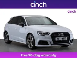 White Used 2017 Audi S3 Black Edition Hatchback | £16,819 (Fair price)