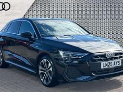 Black New 2025 Audi A3 e-tron S-Line Hatchback | £28,993 (Fair price)