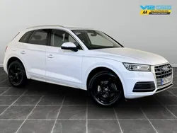 White Used 2017 Audi Q5 Sport SUV | £13,995 (Fair price)