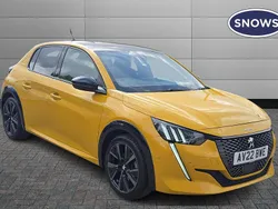 Yellow Used 2022 Peugeot 208 Premium Hatchback | £16,972 (Fair price)
