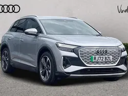 Silver Used 2022 Audi Q4 e-tron S-Line SUV | £28,495 (Fair price)