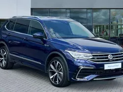 Atlantic blue metallic Used 2024 VW Tiguan Allspace R-line SUV | £40,620