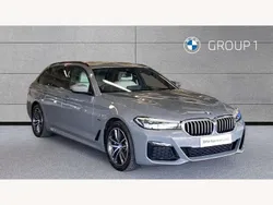 Grey Used 2022 BMW 530e M Sport Estate | £33,450 (Fair price)