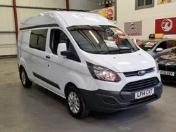White Used 2014 Ford Transit Custom Van | £13,495 (Expensive)