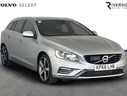 Electric silver Used 2016 Volvo V60 R-Design Estate | £15,190 (Expensive)
