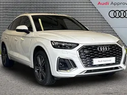 White Used 2021 Audi Q5 Sportback S-Line SUV | £31,995 (Fair price)