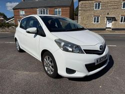 White Used 2013 Toyota Yaris Hatchback | £5,995 (Fair price)