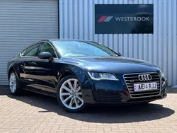 Blue Used 2014 Audi A7 Sportback Advanced Hatchback | £9,430 (Good price)