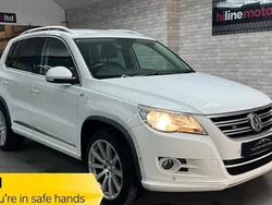 White Used 2010 VW Tiguan R-line SUV | £2,295 (Good price)