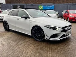 White Used 2022 Mercedes A35 AMG Premium Plus | £26,995 (Fair price)