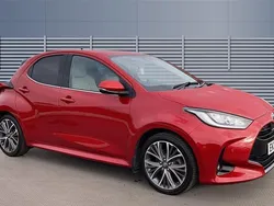 Red Used 2022 Toyota Yaris Hybrid Hatchback | £17,986 (Fair price)