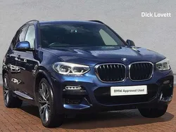 Blue Used 2018 BMW X3 M Sport SUV | £20,995 (Expensive)