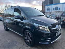 Black Used 2024 Mercedes V220 AMG line MPV | £49,990