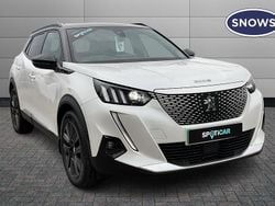 White Used 2021 Peugeot e-2008 Premium SUV | £14,499 (Fair price)