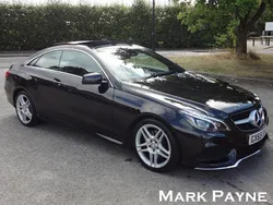 Black Used 2015 Mercedes E350 AMG line Coupe | £8,990 (Good price)