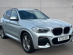 Silver Used 2021 BMW X3 M Sport SUV | £27,247 (Good price)