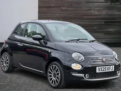 Black New 2025 Fiat 500 Hatchback | £14,988 (Expensive)