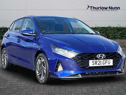Blue Used 2021 Hyundai i20 SE Hatchback | £11,201 (Fair price)