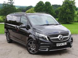 Black Used 2024 Mercedes V300 AMG line MPV | £62,997 (Good price)