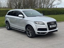 Silver Used 2013 Audi Q7 S-line plus SUV | £9,750 (Good price)