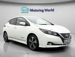 White Used 2019 Nissan Leaf N-Connecta Hatchback | £8,700 (Fair price)