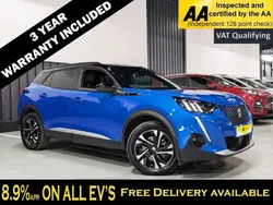 Blue Used 2021 Peugeot e-2008 GT SUV | £13,295 (Fair price)