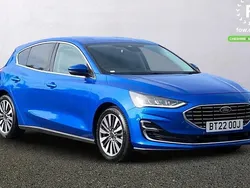 Blue Used 2022 Ford Focus Titanium Hatchback | £17,599 (A bit pricey)