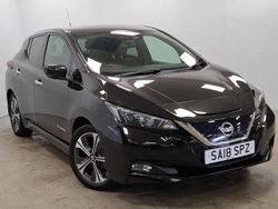 Black Used 2018 Nissan Leaf N-Connecta Hatchback | £8,998 (Fair price)