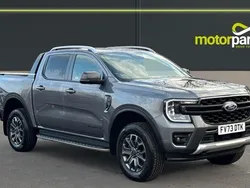 Grey metallic Used 2023 Ford Ranger Wildtrack Pickup | £38,400 (Good price)