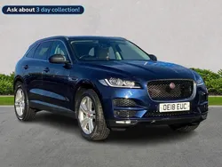 Blue Used 2018 Jaguar F-Pace Portfolio SUV | £15,456 (Fair price)