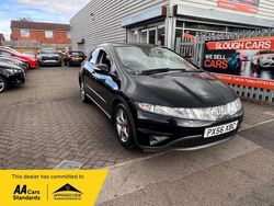 Black Used 2006 Honda Civic SE Hatchback | £1,195 (Fair price)