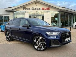 Blue Used 2022 Audi Q7 Black Edition SUV | £46,490 (Fair price)