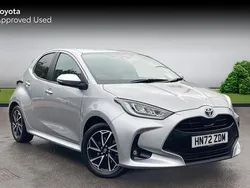 Silver metallic Used 2022 Toyota Yaris Hybrid Design | £16,768 (Super price)