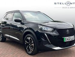 Black Used 2022 Peugeot e-2008 Allure Premium SUV | £13,861 (Fair price)