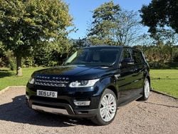 Black Used 2015 Land Rover Range Rover Sport HSE SUV | £15,995 (Super price)