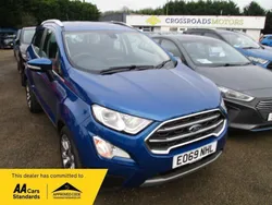Blue Used 2019 Ford Ecosport Titanium SUV | £11,795 (Fair price)