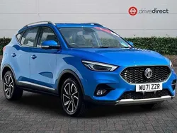 Blue Used 2021 MG ZS Exclusive Sedan | £11,495 (Fair price)