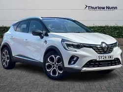White and black Used 2024 Renault Captur Techno SUV | £18,499 (Fair price)