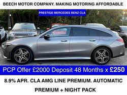 Grey Used 2023 Mercedes CLA180 Shooting Brake AMG line Estate | £22,390