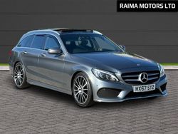 Grey Used 2017 Mercedes C220 AMG line Estate | £13,740 (Fair price)