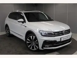 White Used 2020 VW Tiguan Allspace R-line SUV | £23,295 (Good price)
