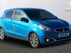 Blue Used 2018 Mitsubishi Mirage Hatchback | £6,099 (Fair price)