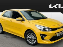 Yellow Used 2022 Kia Rio 2 Hatchback | £11,369 (Fair price)