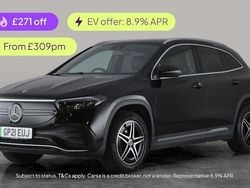 Black Used 2021 Mercedes EQA250 AMG line SUV | £19,408 (Good price)